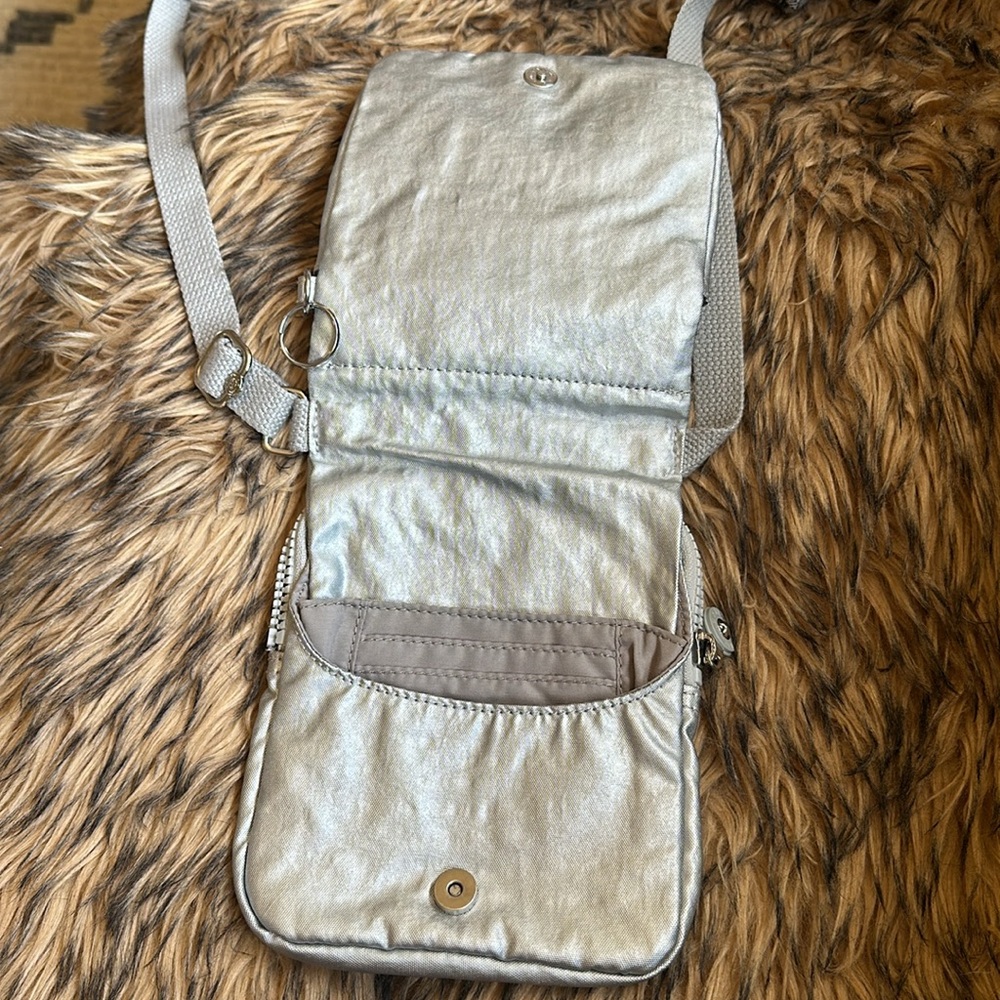 Kipling Silver Mini Bag - Picture 2 of 3